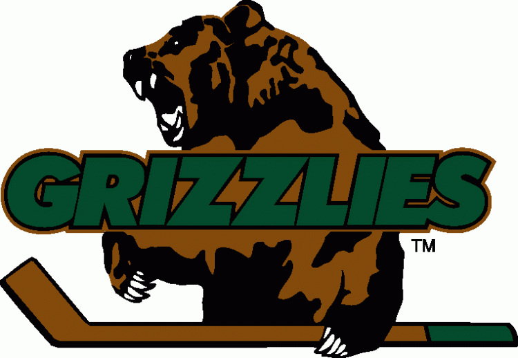 Utah Grizzlies 1995 96-1997 98 Primary Logo iron on transfers for clothing